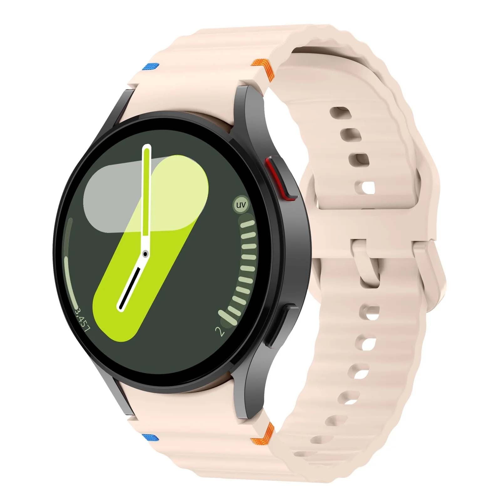For Samsung Galaxy watch 7/6/5/4 Silicone 20 mm Soft Comfortable Band Premium Silicone Sports Sweat Proof