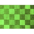 thumbnail image 1 of Ahgly Company Indoor Rectangle Checkered Green Modern Area Rugs, 4' x 6', 1 of 4
