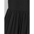thumbnail image 6 of iiniim Kids Flower Girls Wedding Party Halter Neck Dress Birthday Bridesmaid Ruffled Hem Dress, 6 of 7