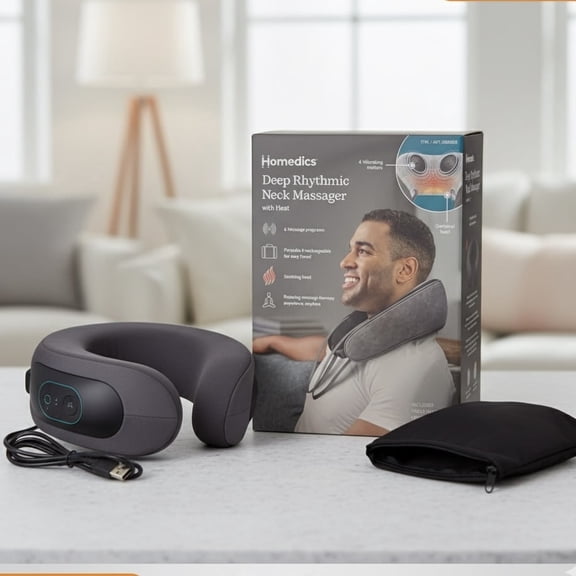 Homedics Deep Rhythmic Neck Massager w/ Heat