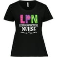 thumbnail image 3 of Inktastic Licensed Practical Nurse Lpn Women's Plus Size T-Shirt, 3 of 5