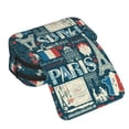thumbnail image 4 of Sikiie France and Paris Print Flip Double-layer Pencil Case, All-purpose Stationery Bag for Study and Office, Zipper Design, Unisex, 4 of 7