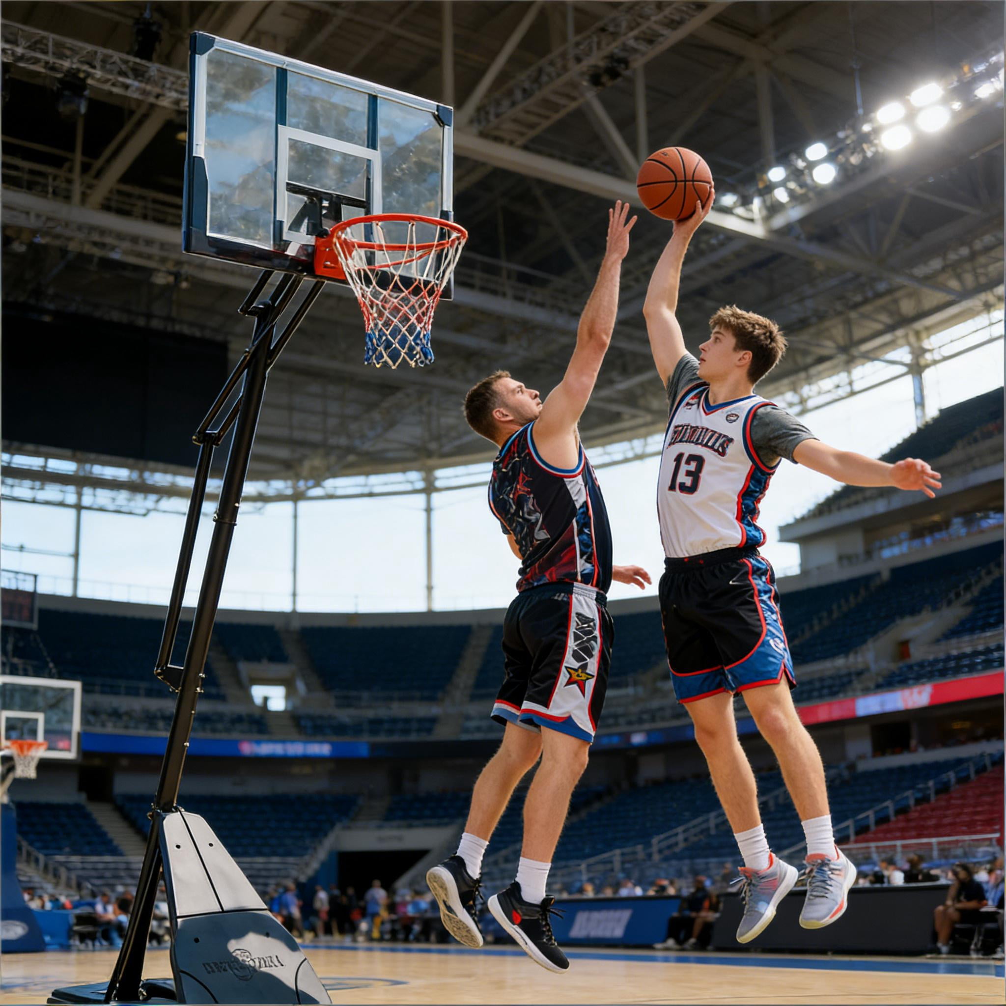 Adjustable Basketball Goal Portable Basketball Hoop