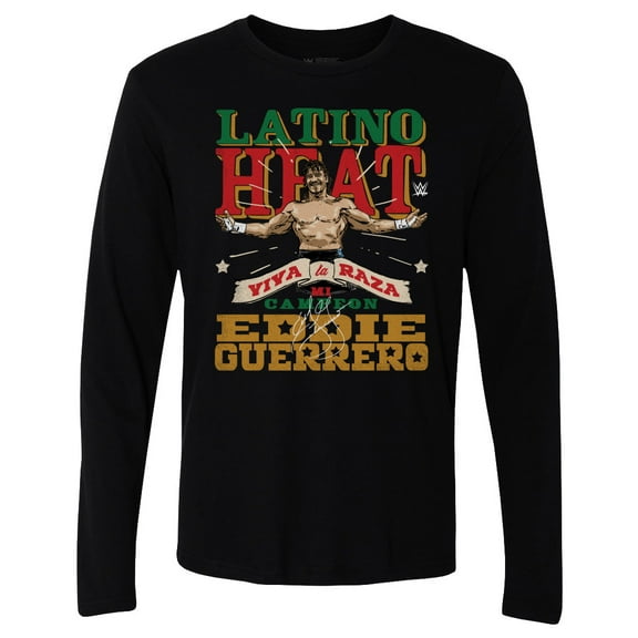 Men's 500 Level Black Eddie Guerrero Mi Campeon Long Sleeve T-Shirt