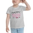 thumbnail image 3 of Happy Birthday Auntie Funny Toddler T-Shirts for Boys Girls (Gray, Youth M), 3 of 5