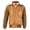 Khaki, variant on Maximos Men's Sherpa Lined Removable Hood Multi Pocket Zipper Bomber Jacket (Khaki, M)