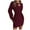 Wine formal dresses, variant on Usmixi Womens Dresses Womens Sweater Dresses Casual Solid Long Sleeve Winter Cozy Knitted Mini Dress Elastic Waist Sexy Hollow out Party Club Bodycon Mini Dress Weekly
