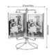 thumbnail image 2 of Metal Rotating Picture Frame for Home, Restaurant Rotating Menu Frame, for 4 x 6 inch Photo, 2 of 4