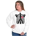 thumbnail image 5 of Skeleton Rib Cage Cute Set His Hers Women Crewneck Sweatshirt Brisco Brands X, 5 of 7