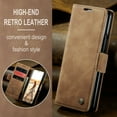 thumbnail image 4 of Leather Wallet With Card Holder Zipper Phone Case For Samsung Galaxy Z Fold 6 Fold5 Fold4 High Quality Leather Phone Case, 4 of 22