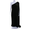 Jill Jill Stuart Womens One Shoulder Cape Accent Formal Long Gown Black Size 4