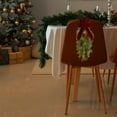 thumbnail image 2 of Haute Decor 20 Inch Pre Lit Christmas Swag Garland w/ 15 Warm White Lights, 2 of 5