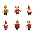 thumbnail image 2 of Toystoory Colgante pequeño de Navidad, muñeco de nieve, alce, ornamento de tela, Festival, figurita colgante ligera, fiesta de año nuevo, ventana, Kits de decoración para fiestas Papá Noel Toystoory HA069874-03, 2 of 6