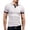White, variant on CIENVNSTG Short Sleeve Shirts for Men Casual Slim Fit Fashion Color Block Cotton Shirt Tops Black 5XL