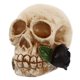 thumbnail image 3 of DecoracióN del Hogar Halloween Calavera Estatua Luz LED DíA de Muertos Flor Calavera Estatuilla Luz de Noche Resina Horror Calavera Prop A, 3 of 5