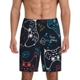 thumbnail image 2 of Rocae Joystick Gamepad for Men's Soft Sleep Pajama Shorts, Waistband and Pockets, 2 of 9