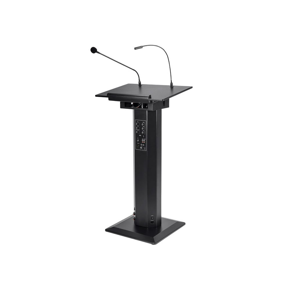 Monoprice Commercial Audio 60W Powered Podium Lectern with Builtin