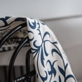 thumbnail image 5 of Cortina de algodón y lino con estampado de porcelana azul y blanca para el hogar, cortina semi sombreada para ventana salediza de cocina, 5 of 5