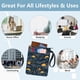 thumbnail image 4 of Funda de libro Wave Book Sleeve Star Book Protector Moon Book Covers para libros de bolsillo Funda de tela lavable con cremallera y bolsillo adicional, 4 of 9