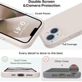 thumbnail image 3 of Compatible with iPhone 13 Case, Liquid Silicone Upgrade [Camera Protection] [Soft Anti-Scratch Microfiber Lining] Shockproof Phone Case for iPhone 13 6.1 inch - Stone, 3 of 14