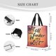 thumbnail image 3 of Fotbe Not All Who Wander Are Lost Bolsa Tote con Estampado para Mujer, Bolsos con Cremallera, Bolsa de Hombro Casual de Gran Capacidad con Bolsillos Internos, 3 of 7