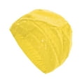 thumbnail image 6 of Unique Bargains 1 Pc Breathable Weave Pattern Swimming Cap Bright Yellow, 6 of 6
