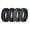 Pack D: Charcoal Black / Charcoal Black, Twilight Blue / Charcoal Black, Graphite Grey / Charcoal Black, Deep Green / Charcoal Black, variant on Silicone Rings for Him, Dual-Layer Comfort Design, 8mm Wide, 2mm Thick, Breathable Unisex Rubber Engagement Bands, 4-Pack