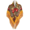 thumbnail image 3 of Njoeus Women's Traditional Retro Scarf Oversized Floral Shawl Cape Wraps Tassel Shurgs for Women, 3 of 4