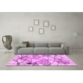 thumbnail image 3 of Ahgly Company Indoor Round Abstract Pink Contemporary Area Rugs, 4' Round, 3 of 4