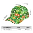 thumbnail image 3 of Kdxio Unisex St Patrick's Day6 Pattern Baseball Cap Unisex Washed Classic Adjustable Hat, 3 of 7