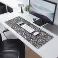 thumbnail image 2 of Long Mouse Pads for Desk,Geometric Heart and Arrow Pattern Desk Mats on Top Of Desks, Desk Mouse Pad Extra Large with 3mm Non-Slip Base and Stitched Edge for Gaming,Office,Work,Home 31.5"x11.8", 2 of 6