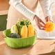 thumbnail image 1 of Vegetable Basket - Vegetable Basket Strain Wash And Vegetables Fruit Multi Function Kitchen Vegetable Washing BasketStrainer & Soaking Bowl, Fruit Bowl & Vege, 1 of 7