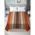thumbnail image 4 of Burnt Orange Brown Flat Sheets Only California King Size, Soft Breathable Bed Top Sheets for Mattress, Farmhouse Vintage Wooden Luxury Bedding Flat Sheets for Home Hotel Bedroom Bed Protection, 4 of 9