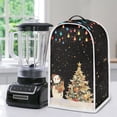 thumbnail image 5 of HELLHERO Snowman Christmas Multifunctional Food Processor Cover with Coffee Maker Protection Polyester Coffee Machine Dust Cover, 5 of 6