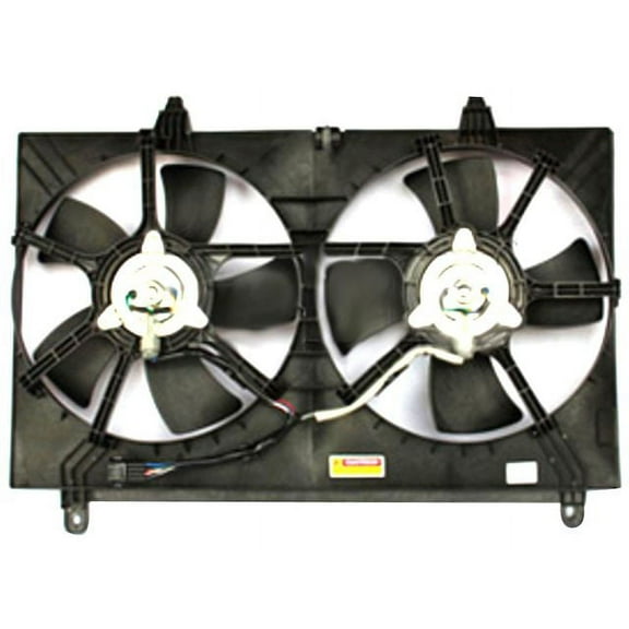 Radiator and Condenser Cooling Fan Assembly - Compatible with 2003 - 2008 Infiniti FX35 2004 2005 2006 2007
