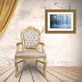 thumbnail image 3 of H., Aijing 18x13 Gold Ornate Wood Framed with Double Matting Museum Art Print Titled - Foggy Swamp Morning, 3 of 4