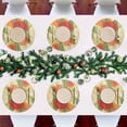thumbnail image 7 of Ryvnso Tulip Floral Round Plate Mats Dining Table Placemat Set of 4 for Holiday Decoration, 7 of 7