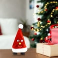 thumbnail image 1 of Fiudx juguetes Eléctrico ejecutará sombrero de Navidad juguete caminando campana oscilante luces árbol sombrero de Navidad juguete, 1 of 6