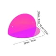 thumbnail image 2 of Wall Mounted Acrylic Shelf for Bathroom Kitchen Bedroom, Floating Storage Rack for Small Item Organization 8x4Inch Hot Pink, 2 of 3