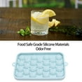 thumbnail image 4 of Ice  Tray,  Silicone Material Ice  Tray 25 Grid Design Silicone Round Ice Sphere Tray Mini Ice Ball Maker  For Chilling Drinks Coffee, 4 of 8