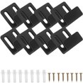 thumbnail image 1 of UPOUART Black Utility Wall Brackets for Ceramic Tile Pendant Heavy Duty Hanger 8 Pieces Set, 1 of 8