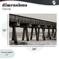 thumbnail image 4 of Stupell Industries Coastal Pier Angles Structure Canvas Art, 24 x 16, by Nathan Larson, 4 of 8