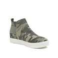 thumbnail image 2 of Soda Diana Camouflage Slip On Rounded Toe Elastic Gore Insets Fashion Sneaker (Camouflage, 6.5), 2 of 5