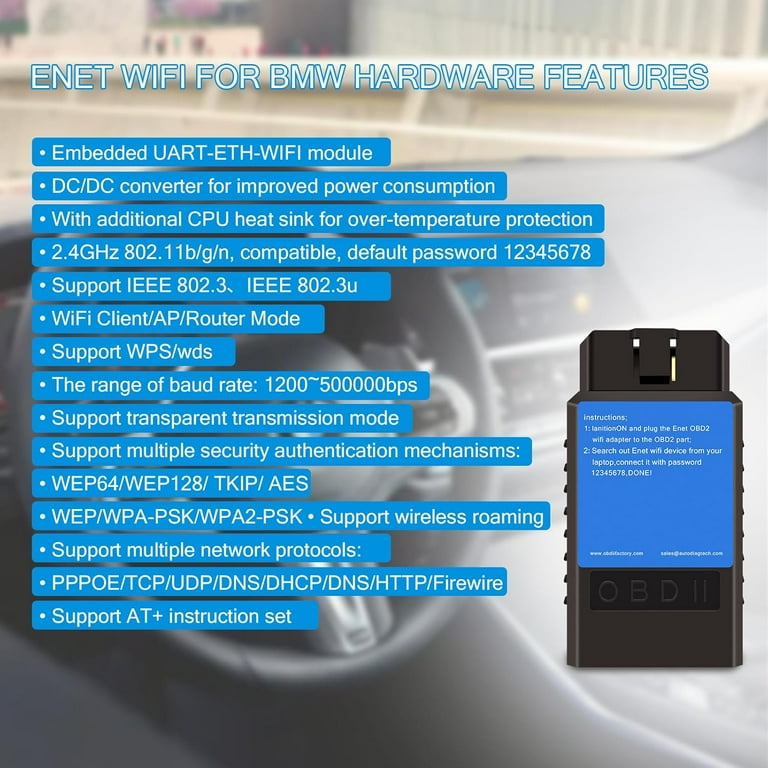 Bootmod3 OBD WiFi Adapter for BMW F/G Series,Mini and A90 Bootmod3 OBD WiFi Adapter for BMW F/G Series,Mini and A90