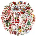 thumbnail image 2 of 35pcs Festive Stationery Stickers Christmas Children Stickers Cute Kids Stickers for Luggage Phone Laptop, 2 of 9