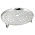 thumbnail image 2 of Mightlink Round Stainless Steel Steamer Rack, 9.33" Diameter Steaming Rack Stand, Canner Racks, Steamer Insert Stock Pot Steaming Tray, Pressure Cooker Cooking, 1PC, 2 of 8