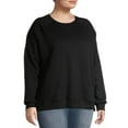 thumbnail image 2 of Terra & Sky Womens Plus Size Fleece Athleisure Sweatshirt 2-Pack, 2 of 6