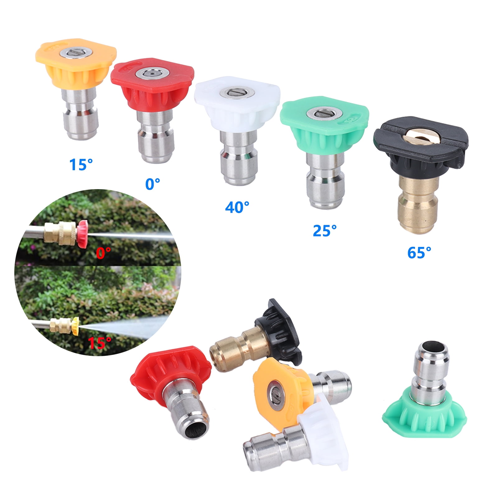 5PCS Pressure Nozzle Pressure Washers Nozzle Pressure Washers Tip