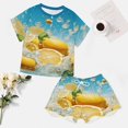 thumbnail image 4 of Healing Fruits Pajamas Set Womens Loungewear Sleepwear 2 Piece PJ Sets, 4 of 7
