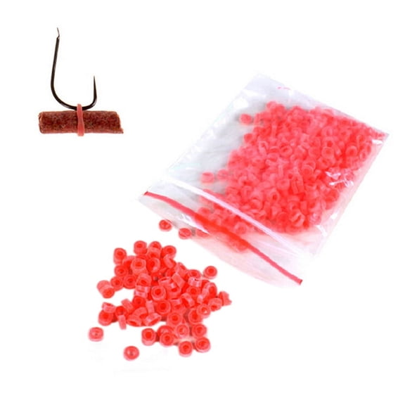 2500 Pcs Rubber Bait Bands for 3mm to 10mm Bloodworm Baits Fishing Elastic Band